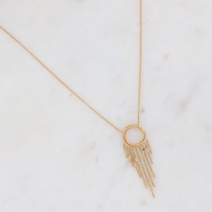 Collier attrape rêve acier inoxydable