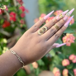 Bague Keaghan acier inoxydable