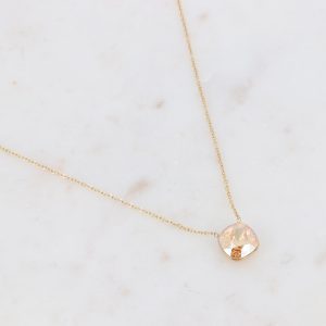 Collier Béa doré acier inoxydable